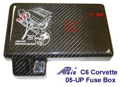 Real Carbon Fiber,  C6 Corvette, Fuse Box Cover